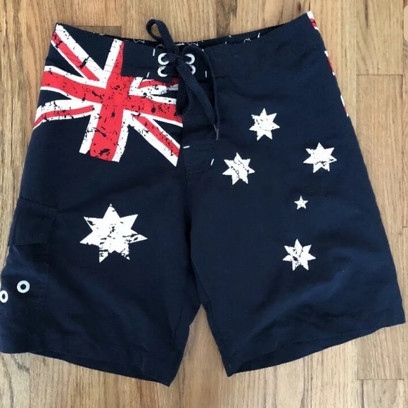 Kids Australia Flag Boardshorts